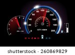abstract car speedometer...