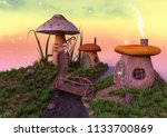 Fairytale Mushroom Houses With...
