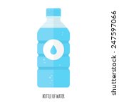 vector illustration of bottle... | Shutterstock .eps vector #247597066
