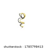 drawing of a yellow  gold and... | Shutterstock . vector #1785798413