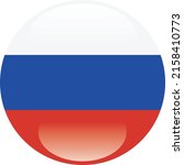 the flag of russia. circular... | Shutterstock .eps vector #2158410773