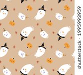 seamless pattern for halloween. ... | Shutterstock .eps vector #1995993959