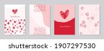 valentine's day concept posters ... | Shutterstock .eps vector #1907297530