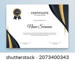 certificate of appreciation... | Shutterstock .eps vector #2073400343