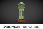 3d rendering shiny trophy... | Shutterstock . vector #1317618803