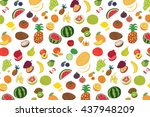 fruits graphic vector color... | Shutterstock .eps vector #437948209