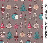 Christmas Decorations  Vector...