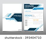 annual report brochure flyer... | Shutterstock .eps vector #393404710