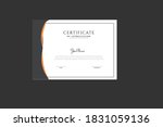 modern certificate design... | Shutterstock .eps vector #1831059136