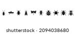 insect icon set  insect vector... | Shutterstock .eps vector #2094038680