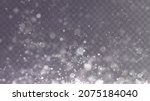 white png dust light. bokeh... | Shutterstock .eps vector #2075184040
