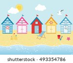 By The Seaside   Beach Huts In...