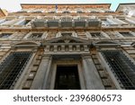 Small photo of Palace Carrega Cataldi also called Palace Tobia Pallavicino, the System of Palazzi dei Rolli, Genoa, Liguria, Italy