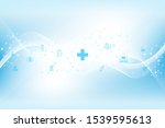 abstract health care banner... | Shutterstock .eps vector #1539595613