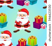 christmas poster holiday... | Shutterstock .eps vector #546623530