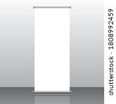 blank roll up banner template... | Shutterstock .eps vector #1808992459