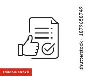 approval icon  document... | Shutterstock .eps vector #1879658749