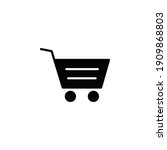 shopping cart icon. simple... | Shutterstock .eps vector #1909868803