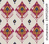 ethnic ikat chevron pattern... | Shutterstock .eps vector #1909520149