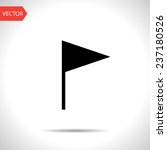 flat icon of finish or start... | Shutterstock .eps vector #237180526