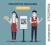 preventive measure in... | Shutterstock .eps vector #1752259316