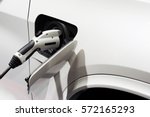 Power supply  electric car charging technology industry transport abstract background