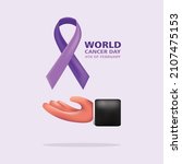 world cancer day illustration.... | Shutterstock .eps vector #2107475153