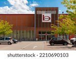 Small photo of Santa Vittoria di Alba, Cuneo, Italy - august 16, 2022: Bennet logo outside the shopping center in Santa Vittoria Di Alba. It is a hypermarket chain operating in North Italy