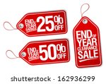 end of year sale savings labels ... | Shutterstock .eps vector #162936299