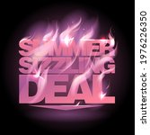 Summer Sizzling Deal Vector...