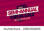 semi annual mega sale further... | Shutterstock .eps vector #2082406840