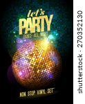 let s party design with gold... | Shutterstock .eps vector #270352130