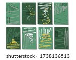set of vector business card... | Shutterstock .eps vector #1738136513