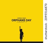 World War Orphans Day. Child...