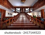 Small photo of Ratanakiri- Boutique hotel in Krong Ban Lung town, Cambodia - December 30, 2023: See the wooden interior of Ratanakiri- Boutique hotel in Krong Ban Lung town, Cambodia