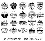 vintage camp logo bundle ... | Shutterstock .eps vector #1550107379