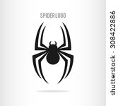 spider logo template. spider... | Shutterstock .eps vector #308422886