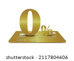 the golden 0  text is placed on ... | Shutterstock .eps vector #2117804606