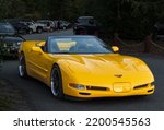 Yellow Chevrolet Corvette C5....