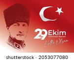 ankara  turkey   october 29... | Shutterstock .eps vector #2053077080