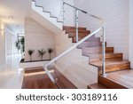 Image Of Stylish Staircase In...