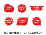 super sale collection tags.... | Shutterstock .eps vector #1472229509