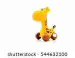 Mechanical wind up giraffe toy. ...