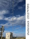 Small photo of Communication Tower atop an unknown ridge in the Bull Mountains S of Roundup, MT