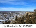 Small photo of Looking NW toward downtown Billings, MT from the East Rimrocks