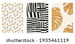 a set of three aesthetic... | Shutterstock .eps vector #1935461119
