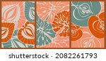 a set of three abstract... | Shutterstock .eps vector #2082261793