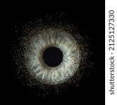 Small photo of Dispersion effect of a human eye