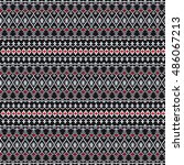 pixel seamless pattern. ideal... | Shutterstock .eps vector #486067213