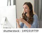 Serious Call Center Operator In ...